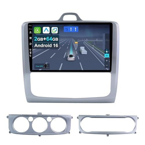 【CarPlay & Android Auto】 Usa Carplay tramite Bluetooth/USB, Android Auto tramite connessione Bluetooth/USB, accesso a GPS, chiamate, musica da smartphone su schermo grande dell'autoradio, rendi la tua guida più facile e sicura.