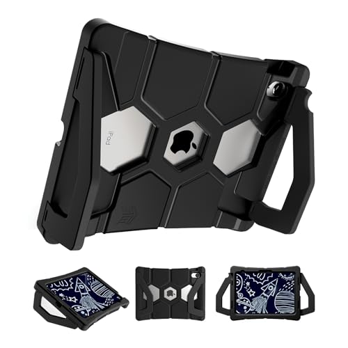 Coque iPad 10 antichoc pour enfant avec support multi-angle et double poignée ergonomique