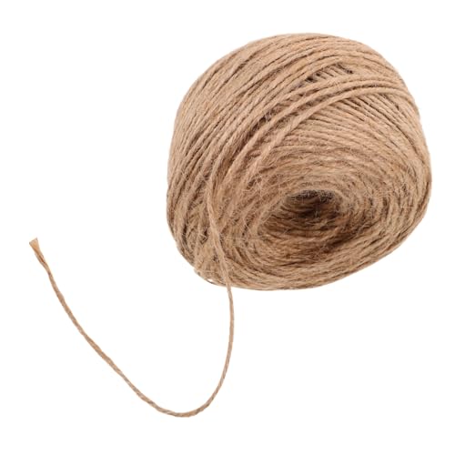 Veemoon 100m Cuerda de Cáñamo Decorativa Envolver Manualidades Regalos de Boda y Manualidades Cordel Resistente para Jardinería y Adornos