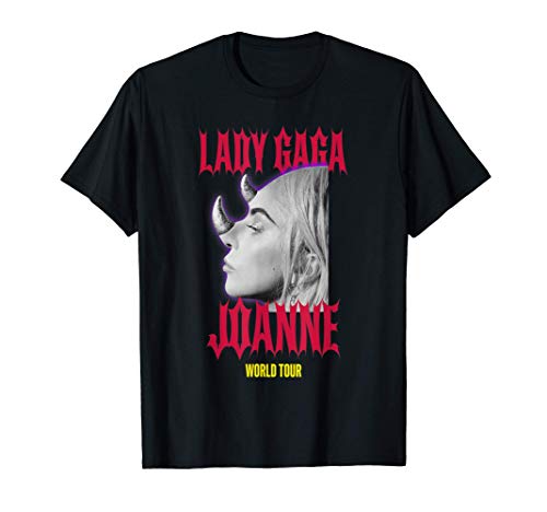 Lady Gaga Official Horns Black T-Shirt Lady Gaga Official Horns Black T-Shirt
