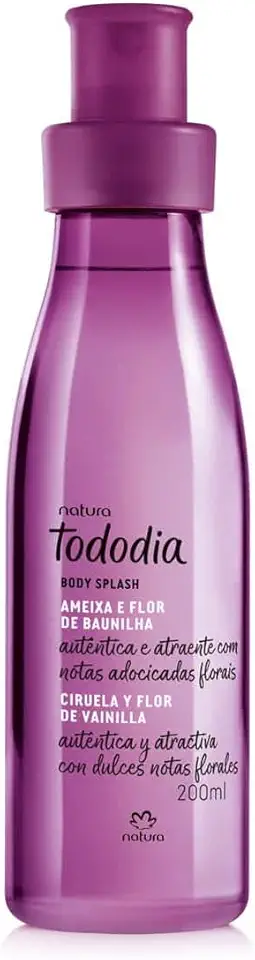 Body Splash Todo Dia Ameixa e Flor de Baunilha Natura 200ml
