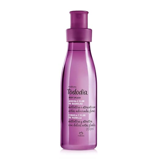 Body Splash Todo Dia Ameixa e Flor de Baunilha Natura 200ml