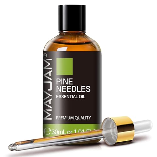 MAYJAM Pine Needles Essential Oil - 1.01 Fl.oz - Premium Grade Essential Oils for Home Diffusers Skin Care - Pine Needles Oil for Soap Candle Making Scent