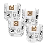 WORKSHOP Wet Dry Vacuum Bags WS32200F2 Fine Dust Collection Shop Vacuum Bags (2-Pack / 4 Shop Vacuum Bags), Bag Filter For WORKSHOP 12-Gallon To 16-Gallon Shop Vacuum Cleaners