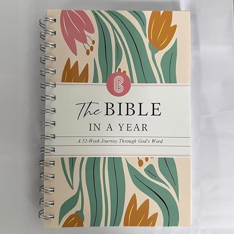 The Bible in a Year, 52-Week Study for Women, Spiral Bound, Chronological Devotional, Daily...