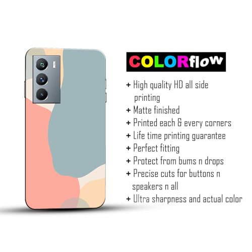 Image of COLORflow Back Cover Compatible with iQOO 9 SE 5G | Beautiful Stone Marble | Designer Printed Hard CASE Bumper Back Cover Compatible with iQOO 9 SE 5G