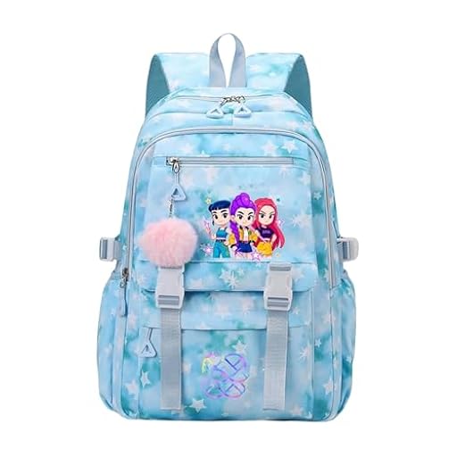 Genérico Mochila escolar KPop D-emon H-unters, mochila de viaje de con múltiples bolsillos, mochila Demon Hunters Anime, mochila Demon Cosplay para fans (C) | Ya disponible en tu tienda friki favorita! En mundofriki.es!