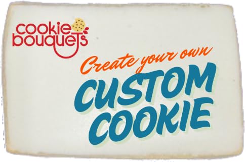 Printed Custom Photo Logo Cookies Rectangle |12 Cookies | Individually Warapped in box with bow