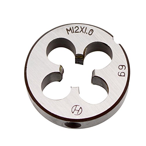 12mm X 1 Metric Right Hand Round Die, Machine Thread Die M12 X 1.0mm Pitch