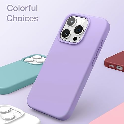 Image of Aa TrendX Silicon Case Cover Compatible with iPhone 13 Pro Max Case Cover | Slim Fit Silicone Back Case for iPhone 13 Pro Max /Camera Protection /Hard Edge /Premium Back Case Cover / (Purple)