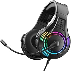 Nitho Spectra Gaming Headphone with Cardioid Mic for PC, PS4, PS5, Xbox One, Xbox Series X/S, Switch, Mobile, 