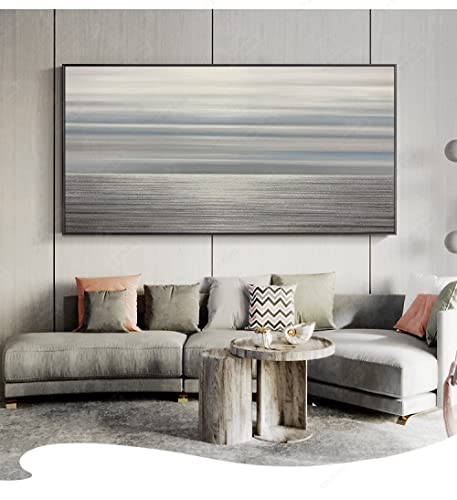 Peinture à l'huile 3D pour sublimer un grand mur vide gris