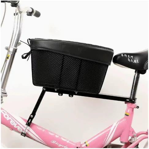 ペット用自転車バスケット(犬・猫両用 フロントクロスバー装着 スポンジライナー + 安全ストラップ) ポータブル設計 マウンテンバイク・ショッピングバイク対応 ペットキャリア兼用 (折?)