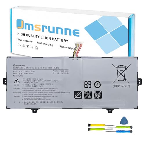 Jmsrunne AA-PBSN4AT Laptop Battery Replacement for Samsung Galaxy Book 15.6" NP750TDA NP755XDA NP750XDA Series Notebook 54Wh 15.4V