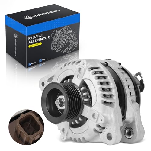 YINAVAGAD 11390 31100R40A01 Alternator Replacement New for Honda Accord 2.4L L4 2008 2009 2010 2011 2012 for Acura TSX 2.4L L4 2009 2011 2012 2013 2014 OE# 1042105890 CSF89 06311R40505 AND0511 12870