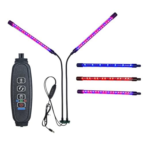 AMOS LED Grow Light LED Full Spectrum Blue & Red UV Light for Plant Propagation, Seedlings & Cuttings Compatible with All AMOS Propagators (Double UV)