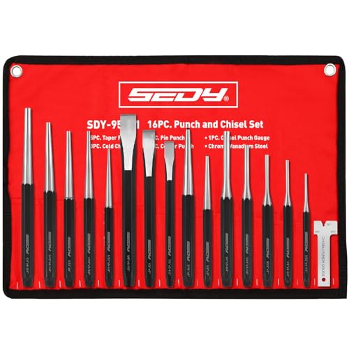 16-Piece Precision Punch & Chisel Set