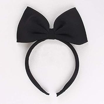 Hairband - 1pcs Black Bow Headband Hair Accessories for Christmas Halloween Party Cosplay Costume Gifts for Girls Teen Women