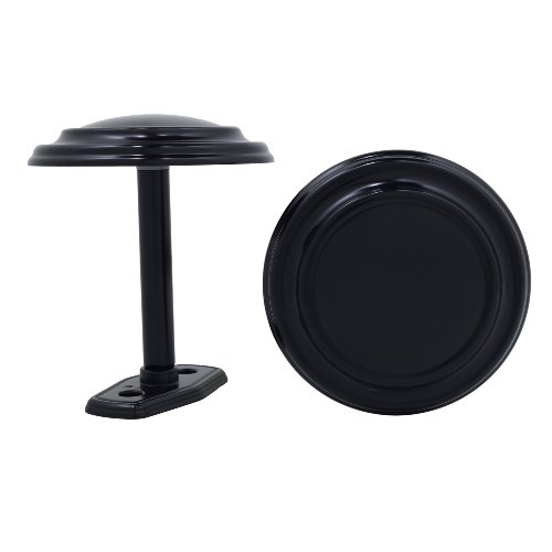 Kenney 54566006 Medallion Drapery Holdbacks, Black, 2-Pack