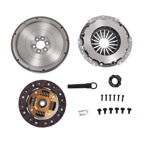 YOMALL Transmission Clutch Kit with Flywheel & Alignment Tool Compatible with Jetta Golf Beetle 1998-2006 1.8L 1.9L & TT 2000-2006 1.8L Manual Transmission Replace 17-050 17-072