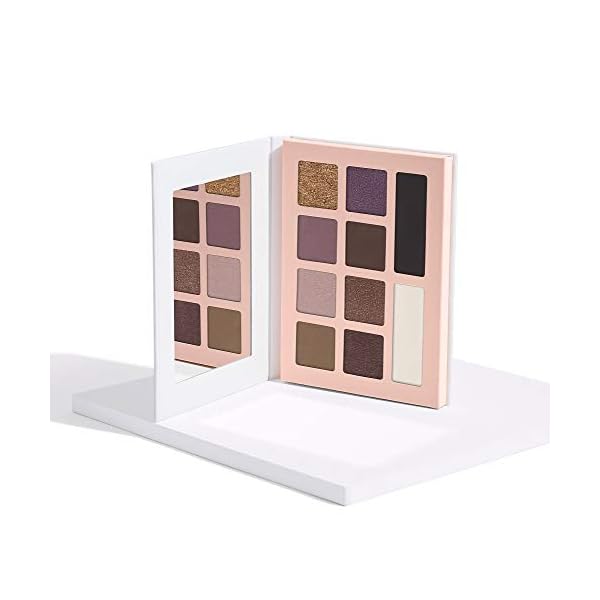 Honest Beauty Talc-Free Eyeshadow Palette with 10 Pigment-Rich Shades | Mattes, Shimmers, Satins | Dermatologist Tested + Cruelty Free | 0.67 oz