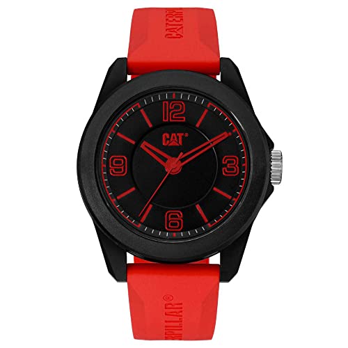 Catálogo de Reloj Cat favoritos de las personas. 44 CAT Box Set Silicón Negro para Hombre
