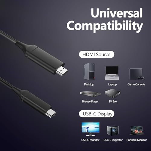 Cable HDMI a USB C KEFEYA para extensor de pantalla de portátil S1 S2 S3 3