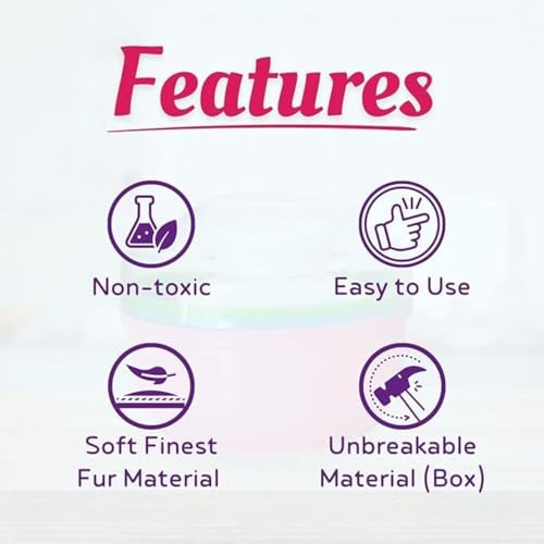 Image of Makeup Powder Puff with Handle, Velvet, Soft Sponge, for Loose and Liquid Powder, Gentle Touch, for Baby and Adults, Pack of 1