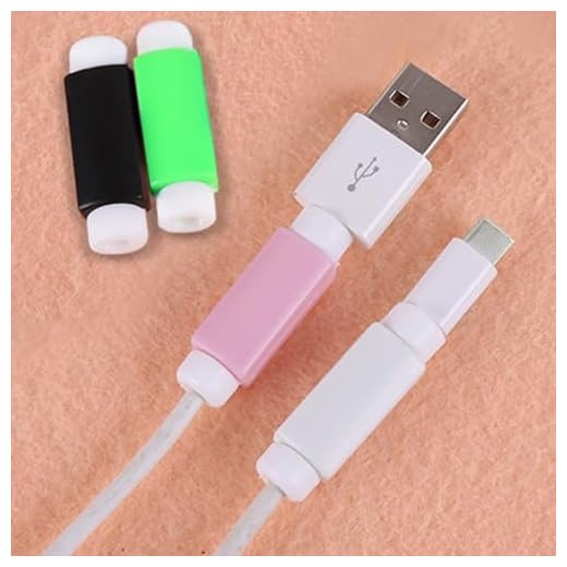 10pcs Charger Cable Saver, Silicone Flexible Cord Protector, Mouse Cable Wire Protector Compatible for iPhone, iPad, iPod, MacBook(Pink)