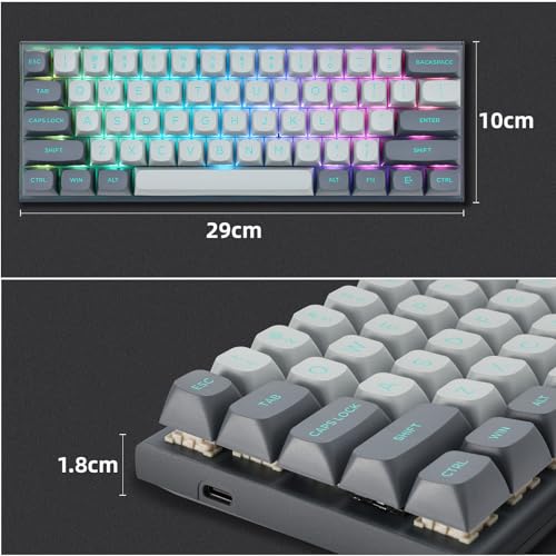 e元素 Hz-61 60% エスポートゲーミングキーボード の商品画像 7