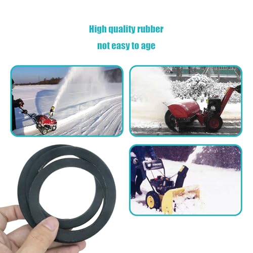 Bopurtotly 954-04260 754-04260 Snow Blower Auger Drive Belt for MTD 21\" Walk-Behind Mowers Snow Throwers (3/8\"x34\")