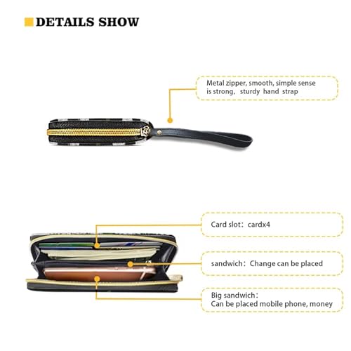 Sunflower Wallet for Women American Flag Purse with Card Holder PU Leather Zip Around Clutch Wallet4