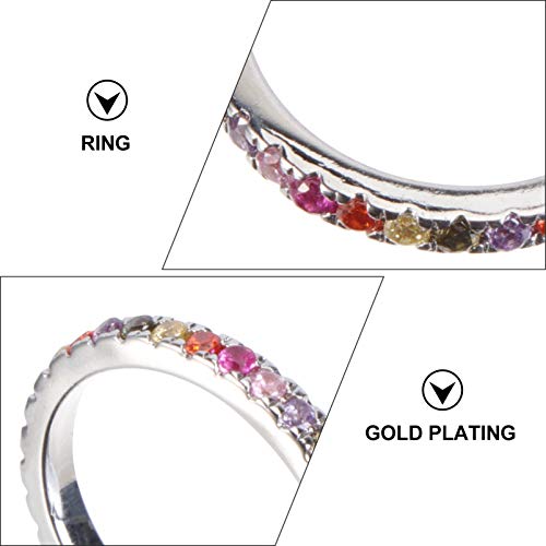Bague diamant rond confortable et empilable résolvant les problèmes de taille - 2