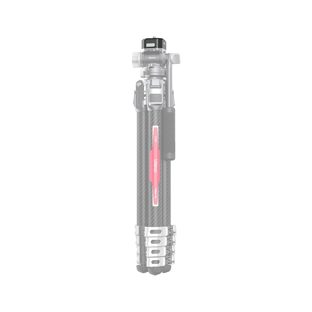 ULANZI TT09 VideoGo Travel Tripod statyw podróżny z głowicą fluidalną 360° Pan&-50°/+60° Tilt Pan, statyw do aparatu z Acra QR i uchwytem wkrętaka, maks. obciążenie 100 kg, maks. wysokość 55,91"