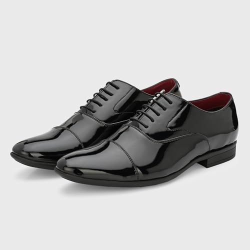 Image of Centrino Men's Formal Shoes |Premium Craftsmanship & Durable Build |Stylish & Elegant Design | Lace-Up Design with Cushioned Insole for Comfort |Craftsmanship for All-Day Elegance (9746)