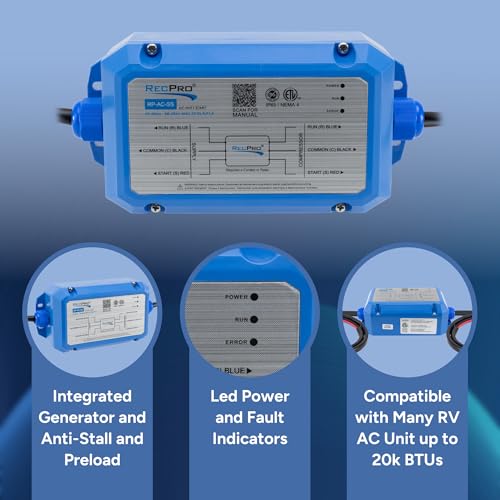 RecPro RV AC Soft Starter for 20K BTU Units Quiet Start IP65 Weatherproof by RecPro - Used condition - Image 4
