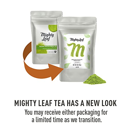 Mighty Leaf Tea, Organic Matcha Green Tea Powder - 3 Ounce Bag, 100% Japanese Matcha, Unsweetened #TOP2