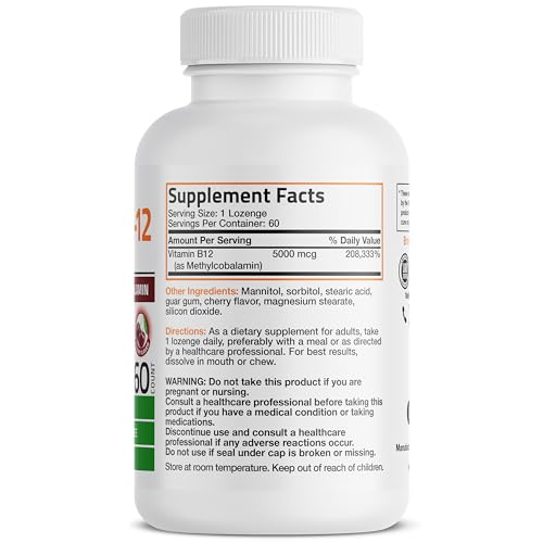 Bronson Methyl B12 Sublingual Lozenges