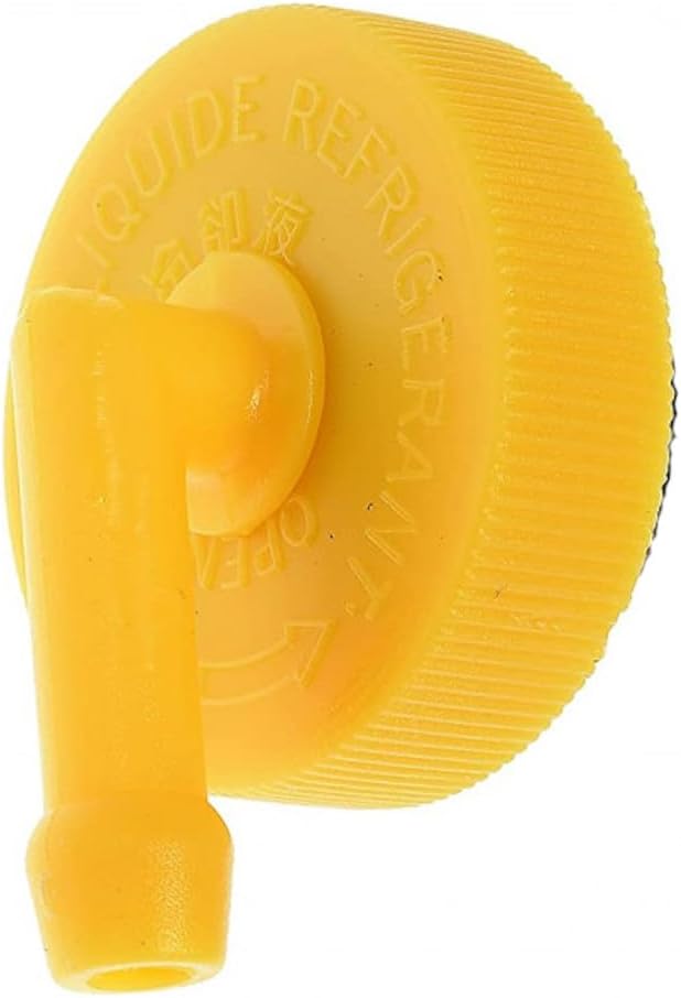 KarParts360 For Acura ZDX 2010 2011 2012 2013 Coolant Reservoir Cap | Yellow And Black | Plastic And Rubber | Twist Type | Threaded On Attachment Type | Replacement For 19102PM5A00, 19103R8AA00