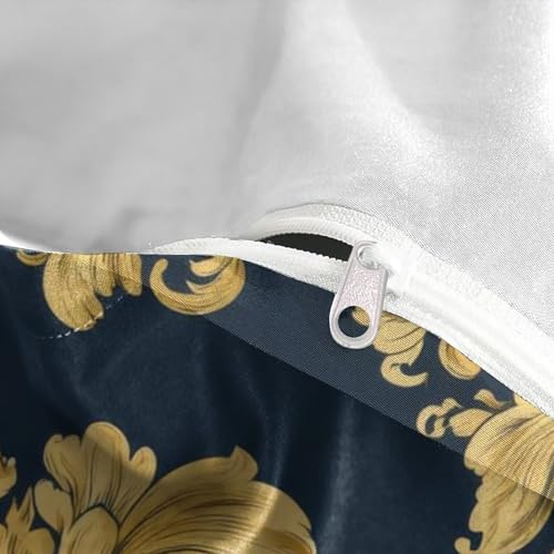 Housse de couette microfibre 3D parure de lit fleurs hypoallergique - 8