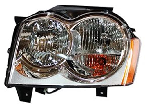 TYC Left Headlight Assembly Compatible with 2005-2007 Jeep Grand Cherokee