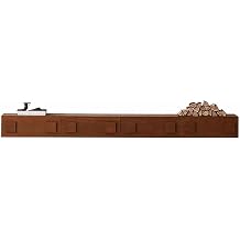 Floating TV Stand Cabinet Wall TV Console Floating Shelf Under TV with Drawers Wall Mounted TV Stand Floating Flip Down Door Hanging TV Console Wooden Wall Mounted TV Cabinet Floating Wood Media
