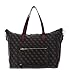 Imagen de GUESS bolso de hombro bolsa de viaje Latona Travel Carryon Tote Brown Logo marrón oscuro