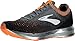 Brooks Mens Levitate 2 Running Shoe - Grey/Black/Orange - D - 13.0