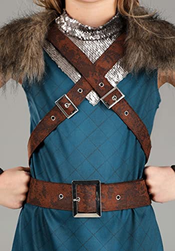 Kid's Valhalla Viking Costume For Girls, For Halloween Or Renaissance Dress Up Party Small #TOP3