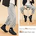 TRAILBLITZ Men's Winter Snow Boots Water Resistant Slip On Warm Faux Fur Lined Ankle Boot Non Slip for Outdoor Casual Walking Shoes (10 Men, AllBlack)