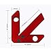 Hinmay Center Finder,Line Gauge,Woodworking Aluminum Alloy Center Scribe Square Center Scribe Measuring Tool,45/90 Degree Right Angle Line Gauge Carpenter Ruler,Spindle Lathe Metal Turning Tool