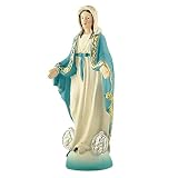 PlentifulHome Virgin Mary Statue of Blessed Virgin Mother Mary Statues， Figurine Religious as Renai