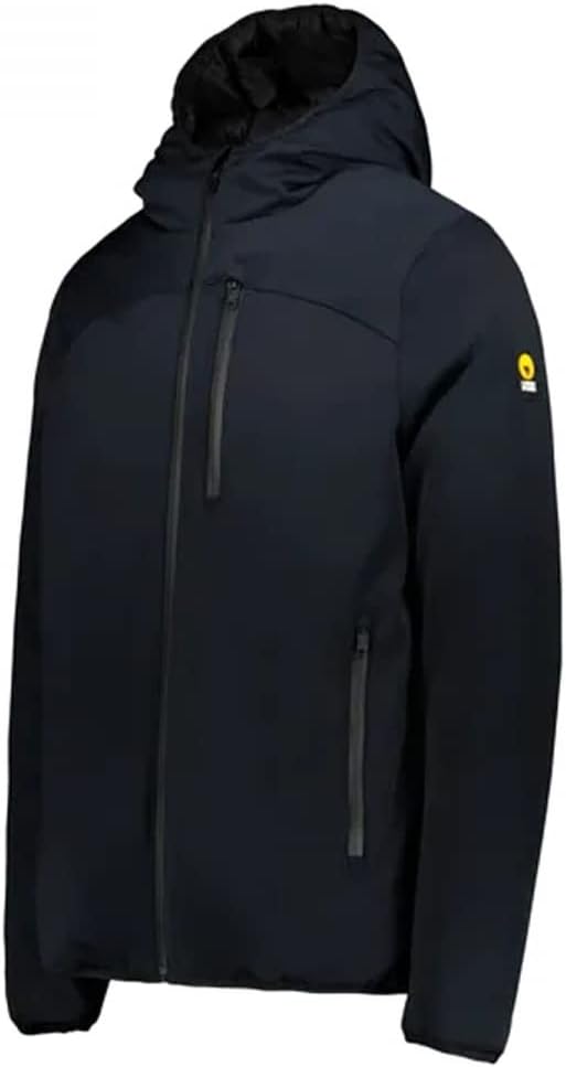 CIESSE PIUMINIMen's Heavy Softshell Jacket Also Suitable for Ski RIK (S, Black)