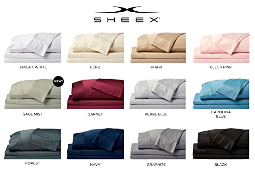 Sheex Original Performance Sheet Set With 2 Pillowcases, Soft, Cooling Sheets, Graphite, King/California King #TOP7